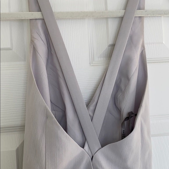 Vera Wang bridesmaid dress in silver - Picture 3 of 6